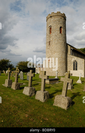 Chiesa di St Margaret, Burnham Norton, Norfolk, Inghilterra Foto Stock