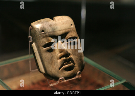 Reperti archeologici trovati nel Templo Mayor zona nel centro di Città del Messico, che sono esposti nel museo del luogo Foto Stock