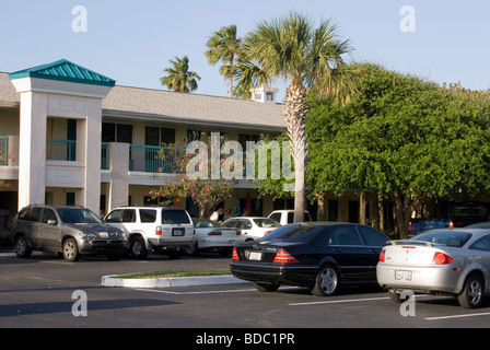 Parcheggio al Holiday Inn Cocoa Beach, Florida Foto Stock