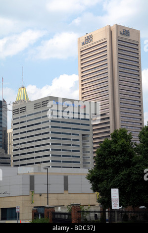 Bank of America e Legg Mason building a Baltimora, Maryland Foto Stock