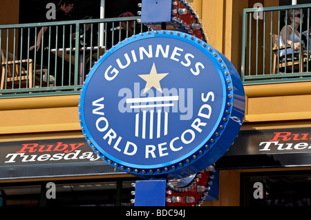 Guinness World Record segno - Attrazioni su Clifton Hill, Niagara, Ontario Foto Stock