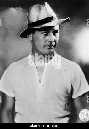 Kiepura, Jan, 16.5.1902 - 15.8.1966, cantante polacco (tenore), mezza lunghezza, cartolina, circa 1930s, Foto Stock