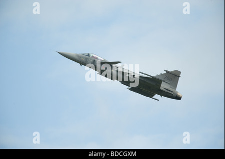 Saab Griped JAS 39 jet da combattimento Foto Stock