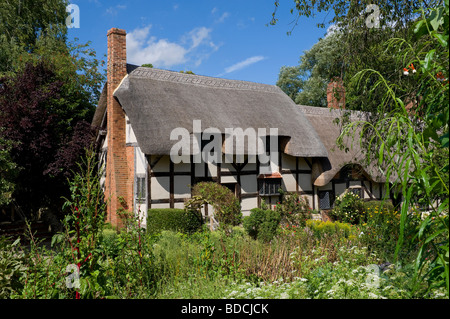 Anne Hathaway's Cottage Garden, stratford upon avon Foto Stock