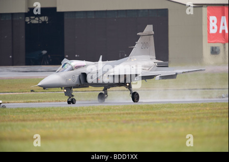 Saab Griped JAS 39 jet da combattimento Foto Stock