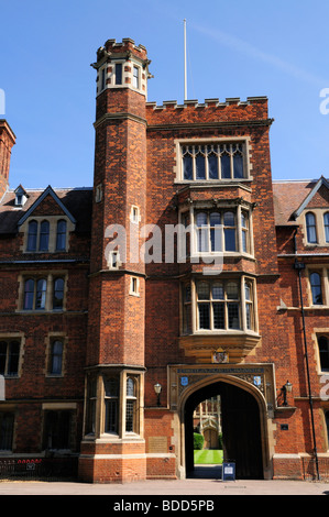 Selwyn College Gatehouse Cambridge Inghilterra REGNO UNITO Foto Stock