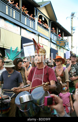 Nimbin Mardisgrass festival Foto Stock