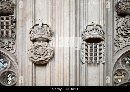 Dettaglio Immagini del Trinity College Chapel, Cambridge, Regno Unito Foto Stock