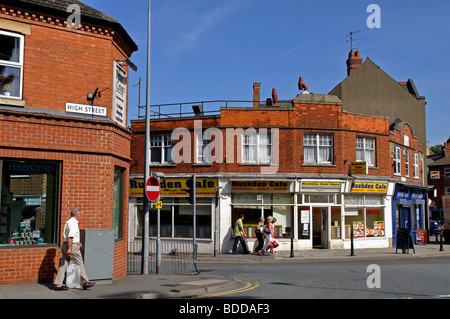 High Street, Salisbury, Northamptonshire, England, Regno Unito Foto Stock