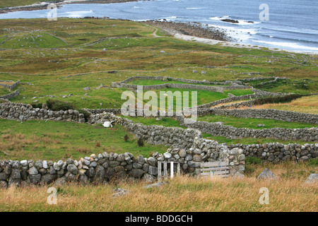 Il paesaggio costiero Donegal Irlanda Foto Stock