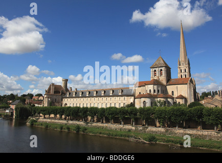 Abbazia di Saint-Savin sur Gartempe Foto Stock