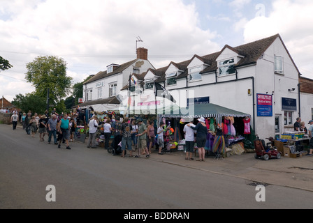 Fairport della Convenzione Cropredy friendly musica festive vicino a Banbury Oxfordshire sul sud Oxford canal Foto Stock