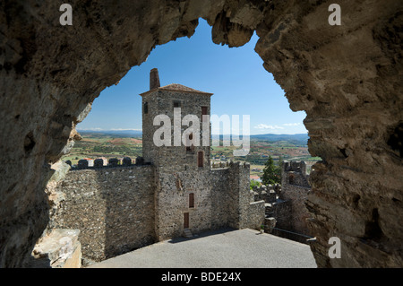 Il Portogallo, Tras-os-Montes distretto, castello di Braganca Foto Stock