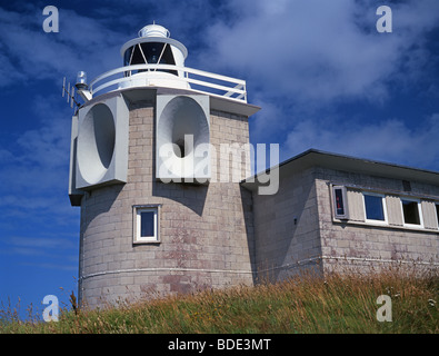 Bull Point lighthouse, Mortehoe, North Devon, Regno Unito Foto Stock