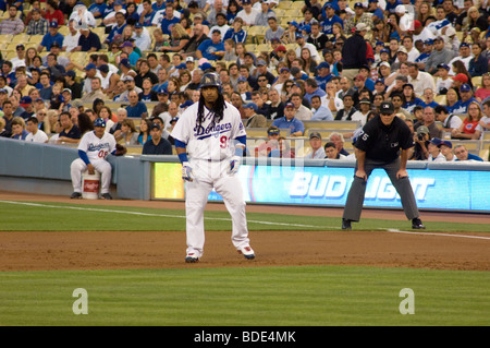 Manny Ramirez dei Dodgers Foto Stock