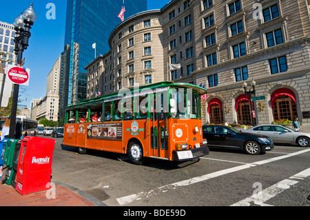 St James Street Downtown Boston Massachusetts Foto Stock