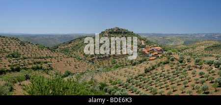 Castelo Melhor, piccolo villaggio storico, Beira Alta, il Portogallo centrale Foto Stock