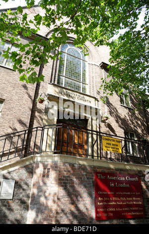 Whitefield Memorial Church la Chiesa americana a Londra tottenham court road LONDON REGNO UNITO Foto Stock