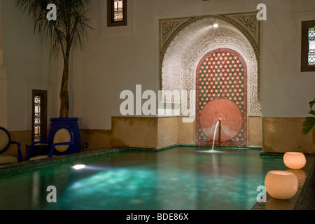 Riad Farnatchi nella Medina di Marrakech, Marocco, Africa del Nord Foto Stock