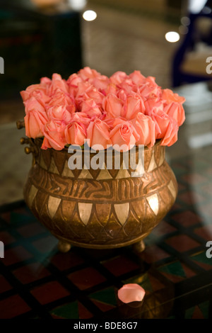 Riad Farnatchi nella Medina di Marrakech, Marocco, Africa del Nord Foto Stock