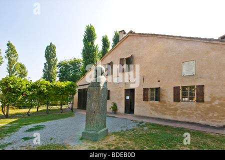 Giuseppe Verdi della casa di Roncole Verdi, provincia di Parma, Italia Foto Stock