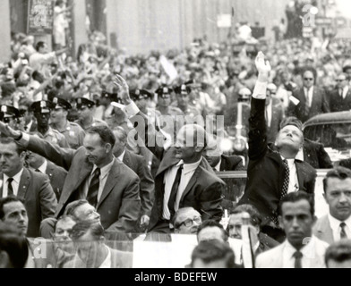 New York City accoglie favorevolmente l'Apollo 11 astronauti Foto Stock