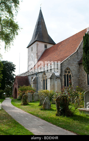 Santa Trinità Chiesa di Bosham, West Sussex, Regno Unito Foto Stock