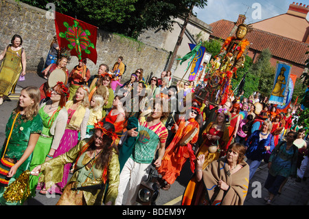 2009 Annuale Conferenza della dea Glastonbury Somerset Inghilterra Foto Stock