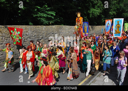 2009 Annuale Conferenza della dea Glastonbury Somerset Inghilterra Foto Stock