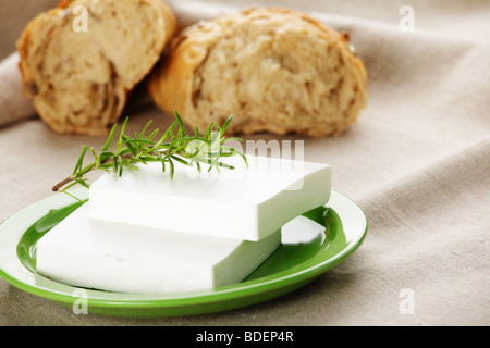 Formaggio feta Foto Stock