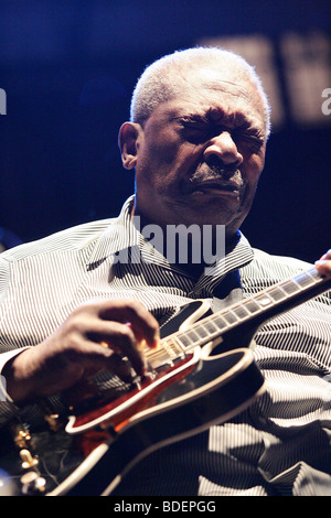 B.B. King Live in Udine, 11 Luglio 2005 Foto Stock