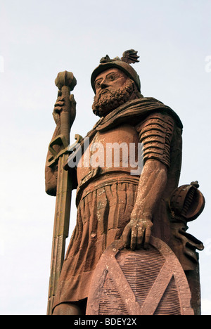 Statua di William Wallace, vicino a Dryburgh nei confini scozzesi Foto Stock