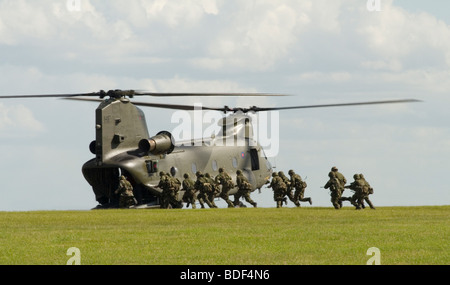 Boeing-Vertol CH-47D Chinook HC2 della Royal Air Force Foto Stock