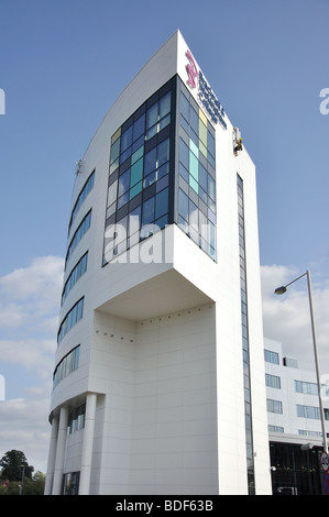 Bracknell & Wokingham College edificio, Church Road, Bracknell, Berkshire, Inghilterra, Regno Unito Foto Stock