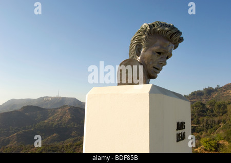 James Dean statua Foto Stock