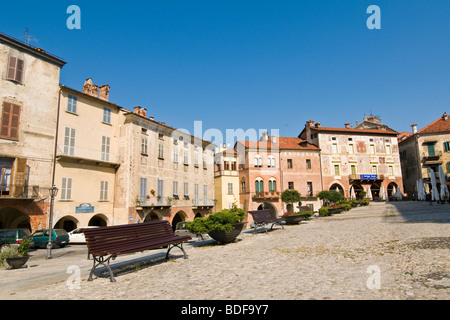 Piazza Maggiore, Mondovì , in provincia di Cuneo, Italia Foto Stock