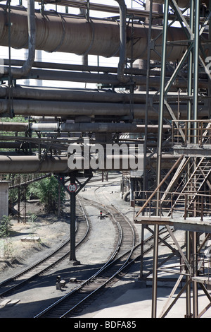 Pechino shougang area metallurgica Foto Stock