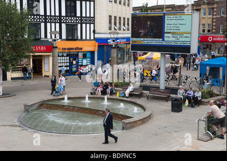 "Tutti i Santi Square' a Rotherham "South Yorkshire' Foto Stock