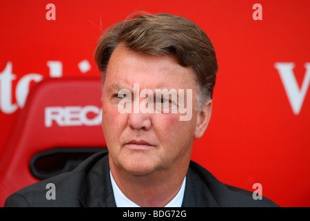 FC Bayern-Muenchen pullman Louis van Gaal, Fussball-Bundesliga Football League 3° match day: FSV Mainz 05 - FC Baviera Monaco di Baviera Foto Stock