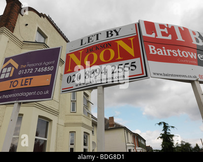 Appartamenti in vendita e lasciare a Epsom Surrey in Inghilterra Foto Stock