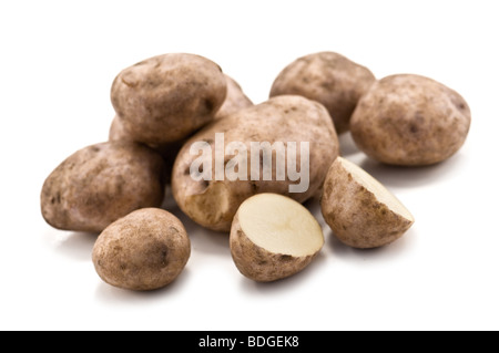 Potato isolato su bianco Foto Stock