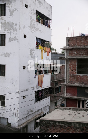 Edificio di appartamenti Dacca in Bangladesh Foto Stock