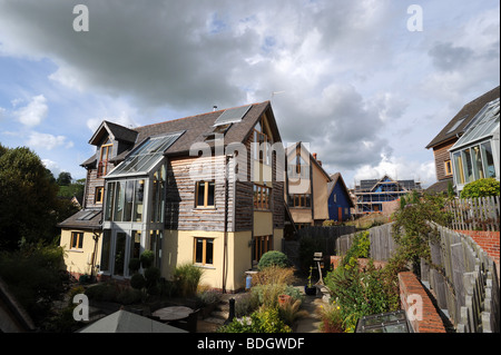 Eco case a Wintles nel castello di Vescovi Shropshire England Regno Unito Foto Stock