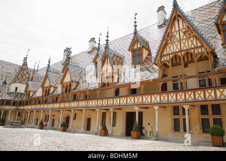 Hospices de Beaune, Beaune, Francia Foto Stock