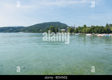 Il lago di Annecy, Francia Foto Stock