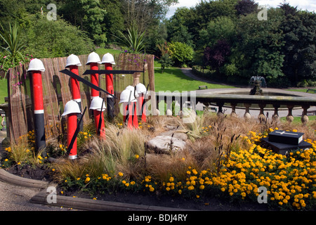 Rourkes drift memorial in Avenham & Miller Park, Preston Foto Stock