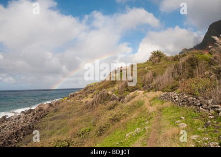Costa Napali, Kauai, Hawaii, STATI UNITI D'AMERICA Foto Stock