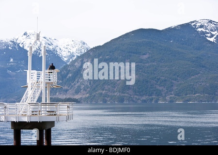 Traghetti Porteau Cove, Squamish, British Columbia, Canada Foto Stock