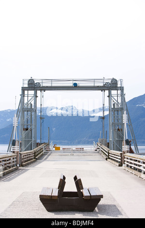 Traghetti Porteau Cove, Squamish, British Columbia, Canada Foto Stock