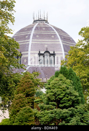 Buxton Pavilion in Pavilion Gardens in Buxton, Derbyshire, Inghilterra Foto Stock